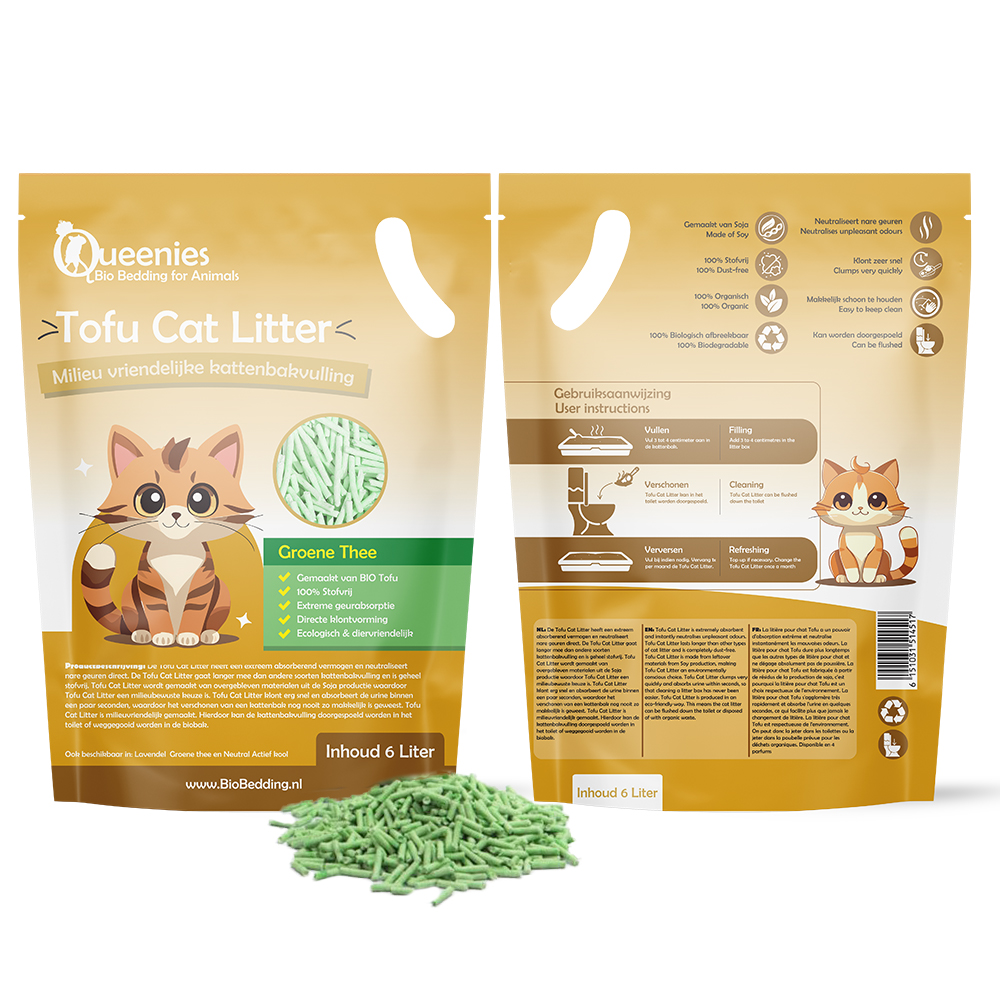 Tofu Kattenbakkorrel Ekoo Groene Thee
