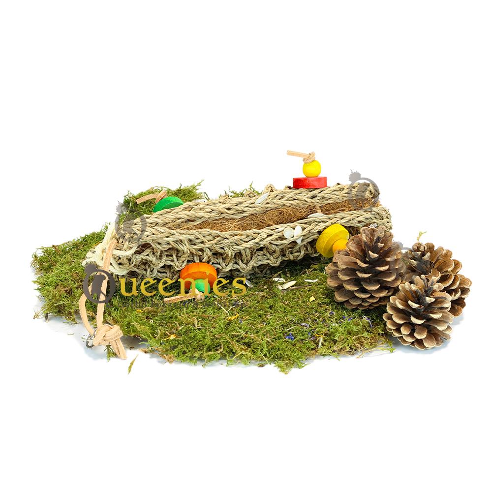 Muizen speelgoed van zeegras