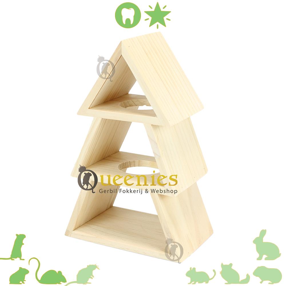 Houten Klauterboom 25 cm – de perfecte speelplek voor Knaagdieren