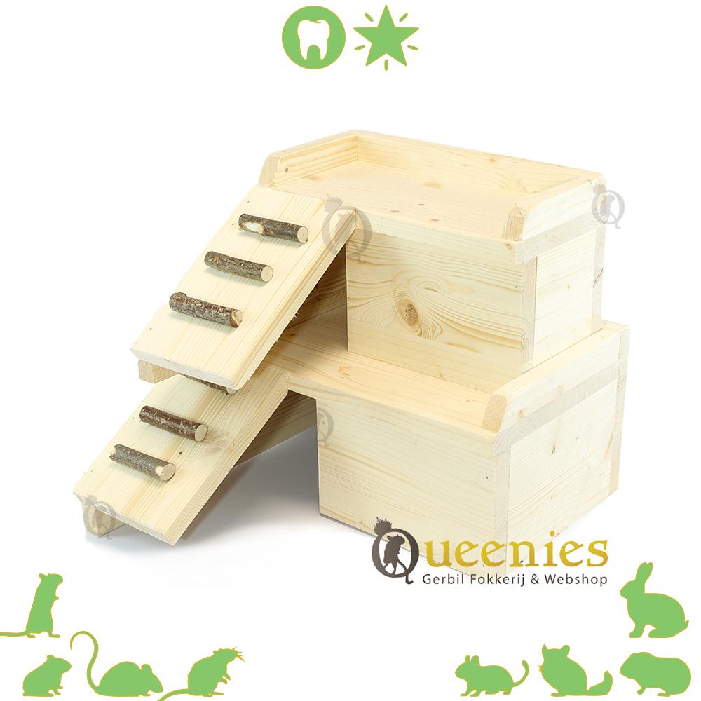 Knaagdier plateau Tilo 28 - 35 cm - Plateaus van hout voor Ratten en Konijnen