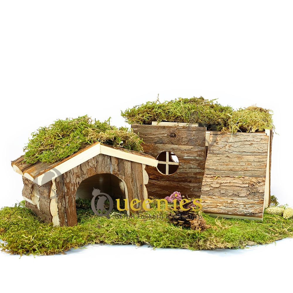 Bjork groot Chinchilla houten huis