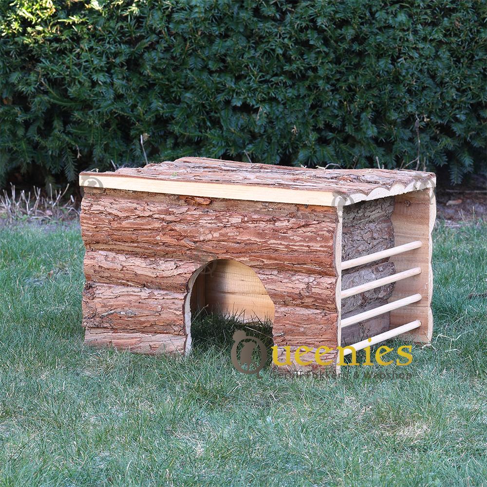 Natuurlijke knaagdierhuisjes voor in de tuin