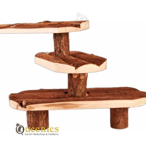 Hamstercaping plateau van hout