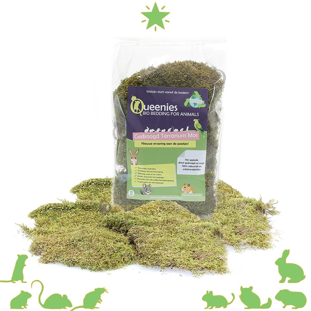 Terrarium Mos voor knaagdieren 200 gram