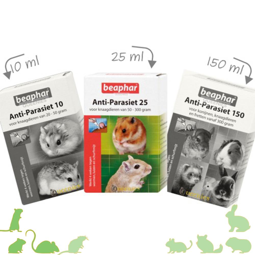 Anti parasiet voor Gerbils en Goudhamster