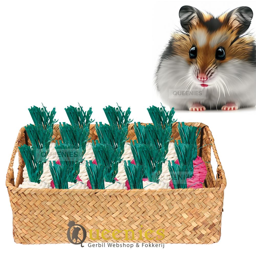 Bieten Knaag Speelgoed van Stro voor Hamsters