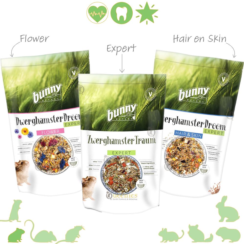 Bunny Expert Dwerghamsterdroom 500 gram - Hét voer voor elke Dwerghamster