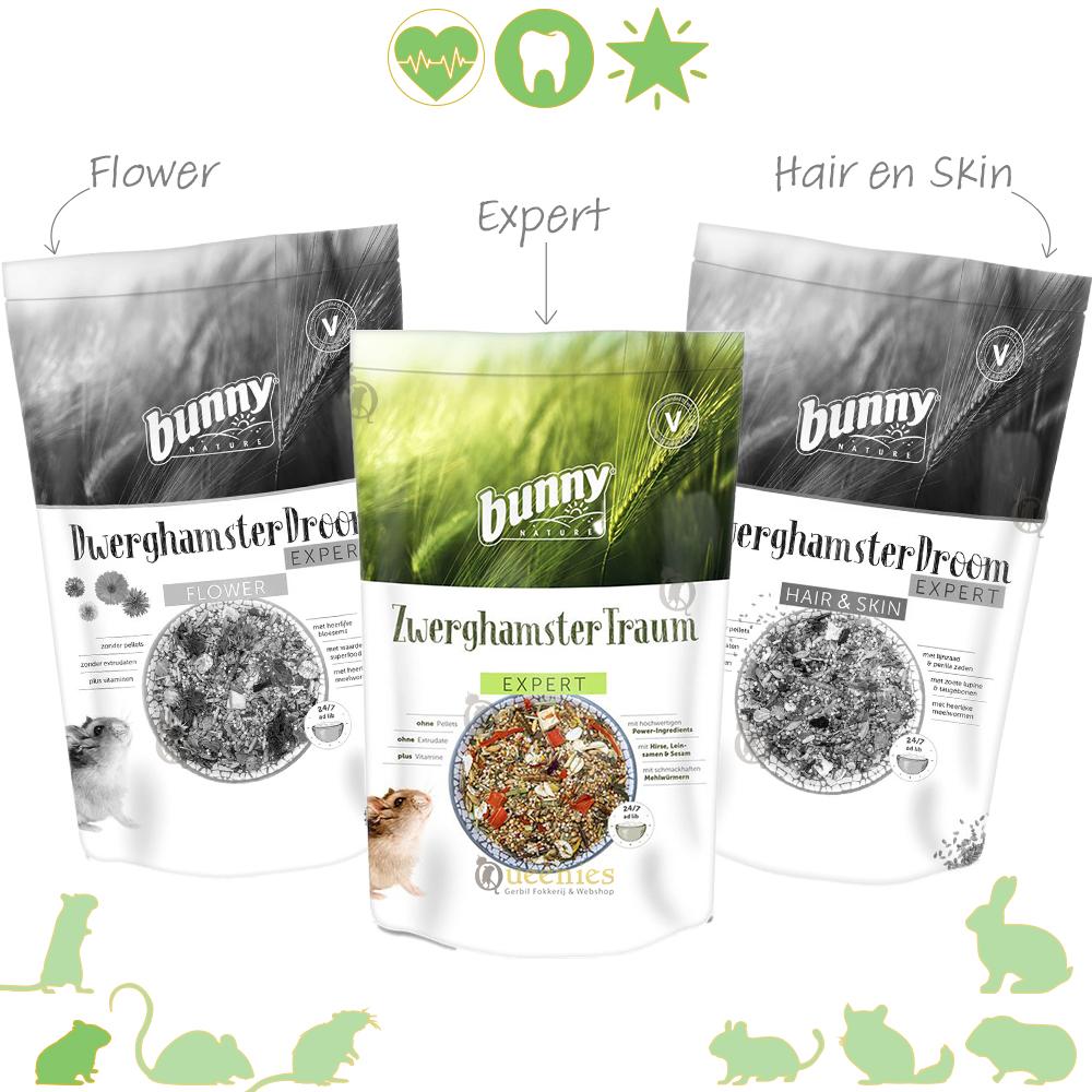 Bunny Expert Nature Dwerghamsterdroom - dwerghamster voer van Bunny