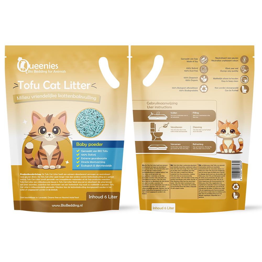 Ekoo cat litter stofvrij, duurzaam en handig in gebruik