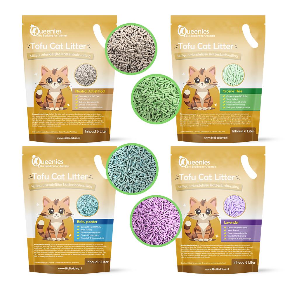 Ekoo friendly cat litter voor kattenbakvulling milieuvriendelijk