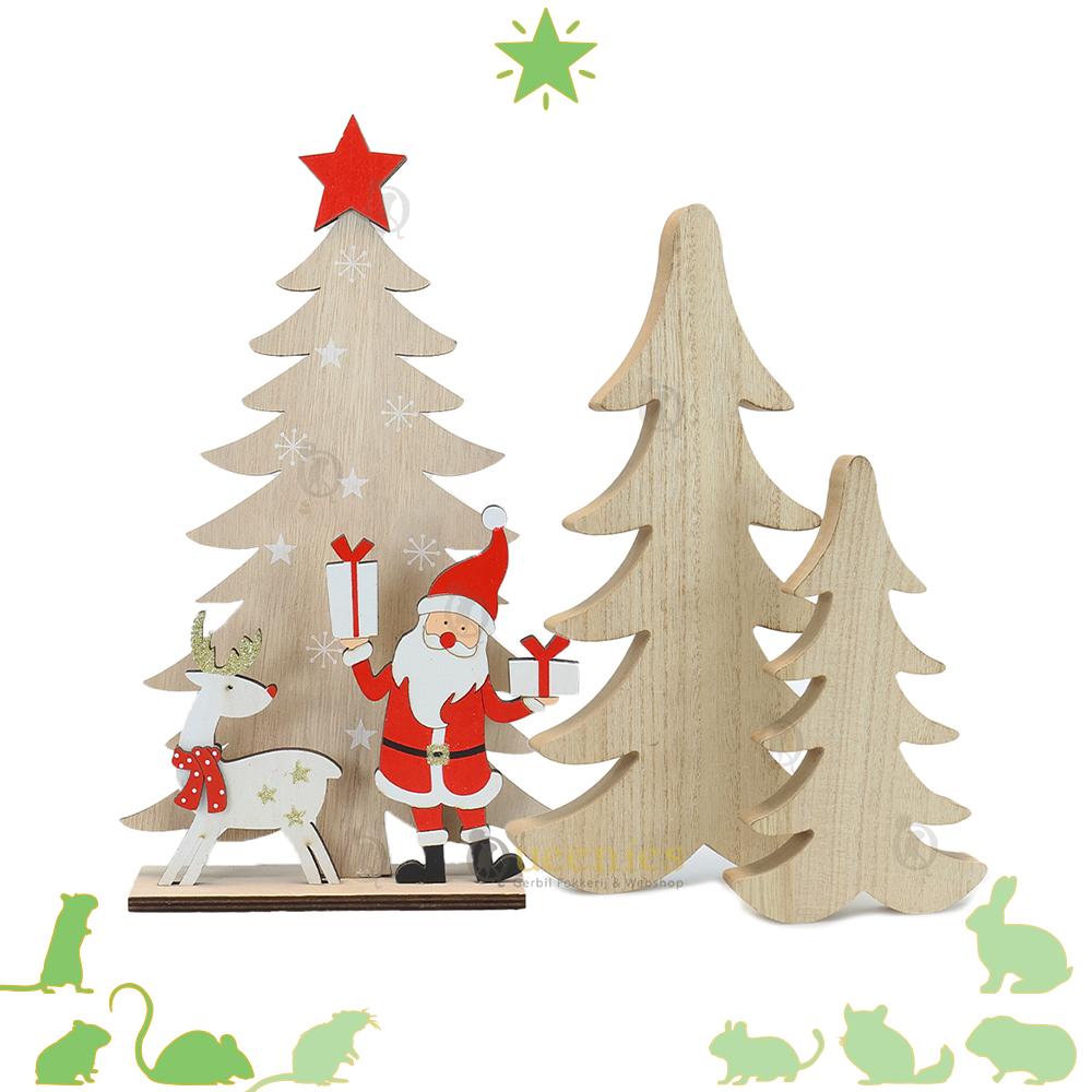 Houten Kerstboom voor Hamsterscaping en Huisdecoratie