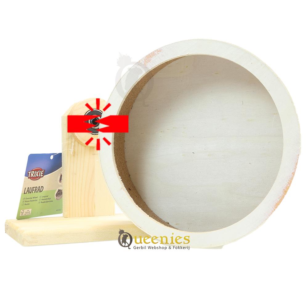 Hamster terrarium 120x60x60 met houten loopwiel