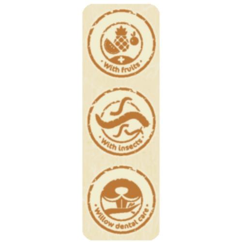 Gerbil voer label uniek product
