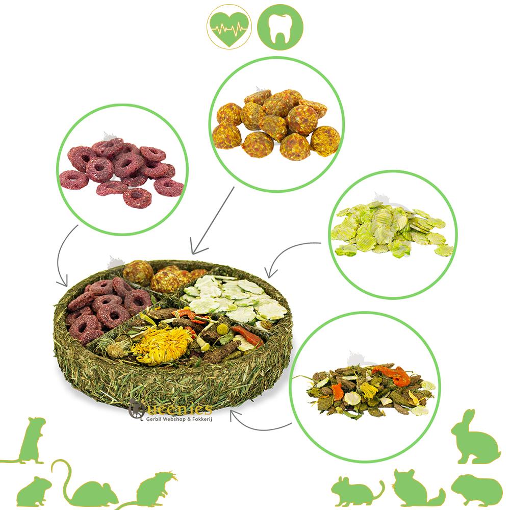 JR Farm Gourmet bord 100 gram met Alles