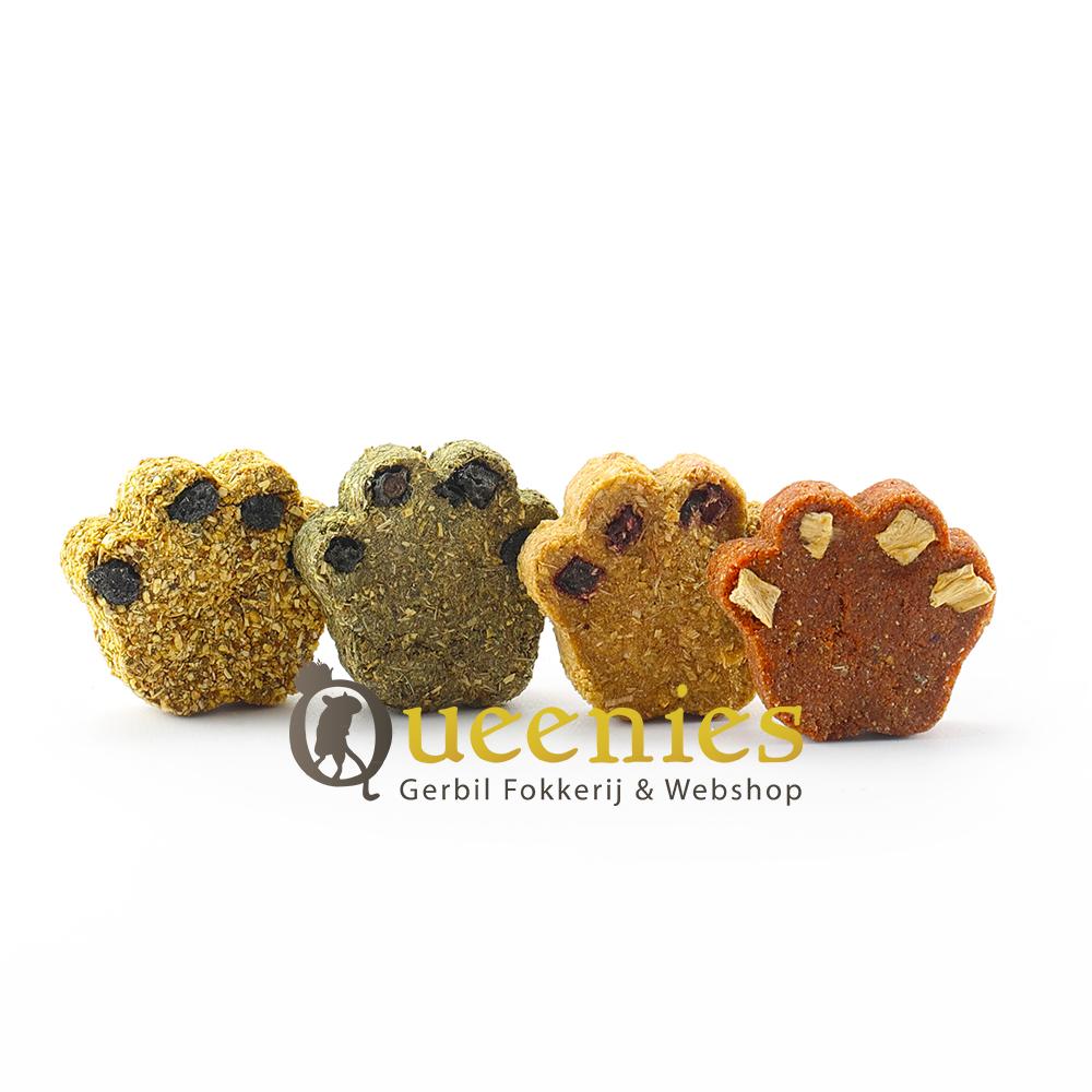 schattige Gerbil snacks van voetjes