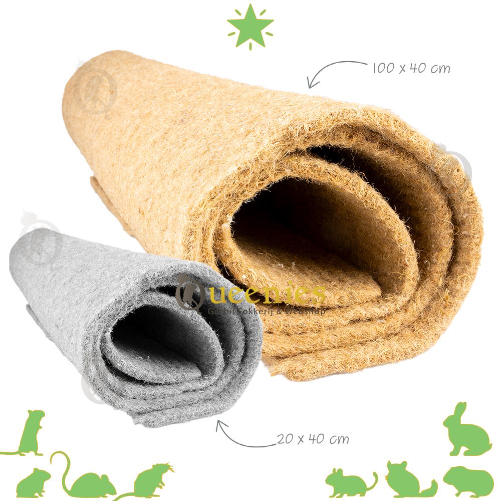 Mini Hemp Soft matras 100x40 cm ( plateau vulling )