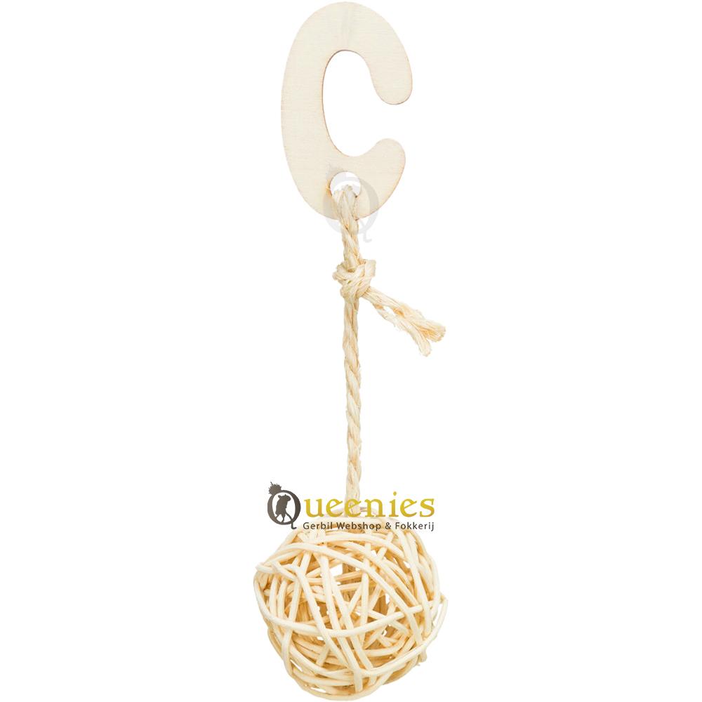 Slinger met Rotan ballen voor Knaagdieren